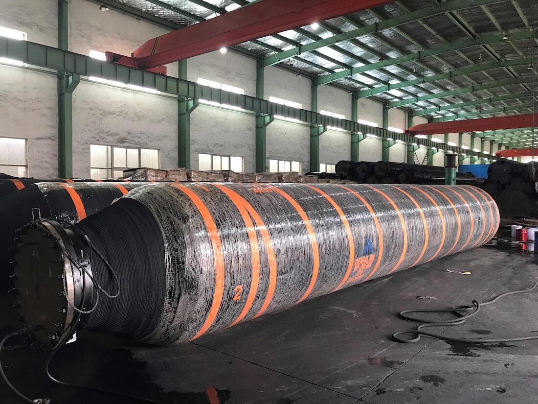 New Denialink flexible rubber dredge discharge hose