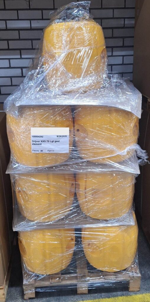 Drijvers XXS-70 klaar voortransport